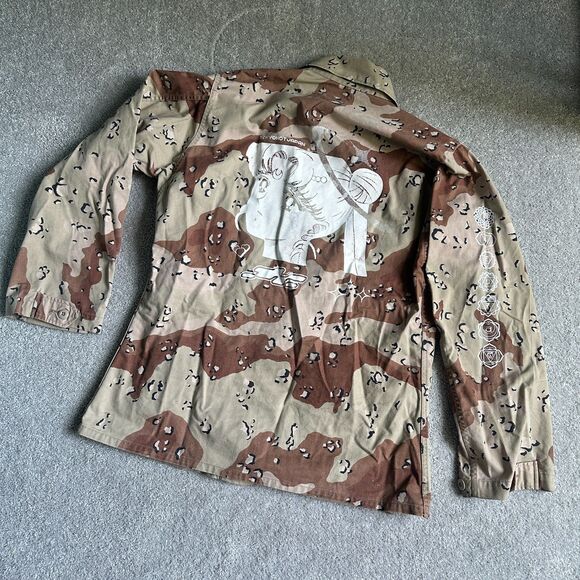 TokyoNotJapan VINTAGE ARMY DESERT CAMOUFLAGE PATTERN COMBAT JACKET - Picture 5 of 13